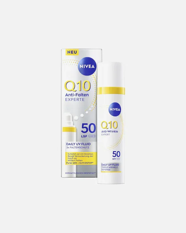 Q10 Anti-Falten Experte Daily Uv Fluid Lsf 50 von NIVEA